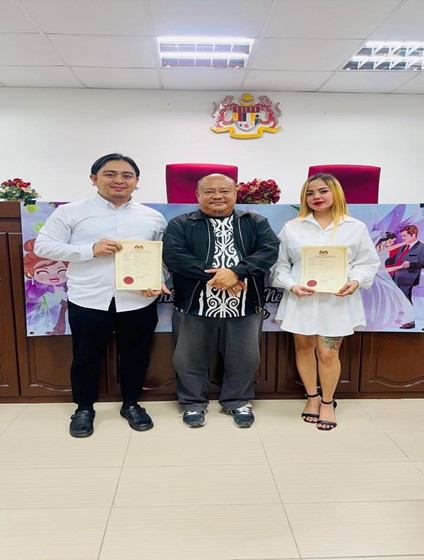 UPACARA MAJLIS PERKAHWINAN MAHKAMAH ANAK NEGERI WILAYAH PERSEKUTUAN LABUAN ADAT ANAK NEGERI KADAZAN